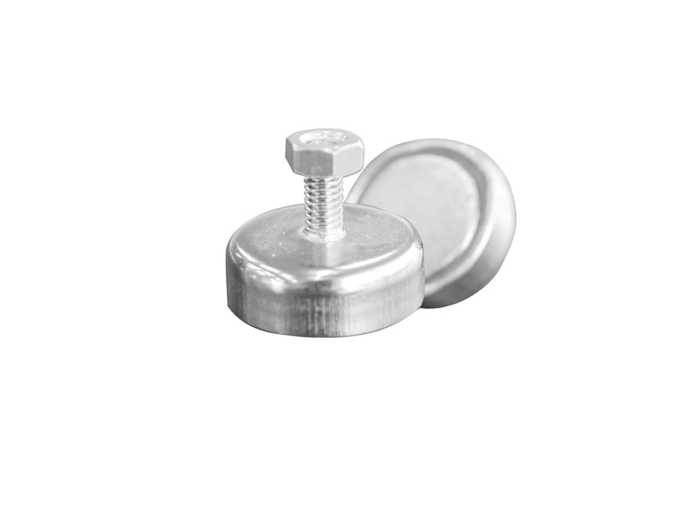 Neodymium Pot Magnet Ø16mm x 5mm - M4 External Thread