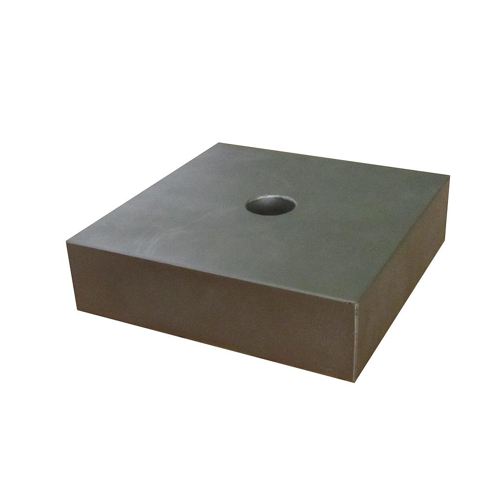 Neodymium Block Magnet 150mm x 150mm x 40mm N42 with 25.5mm hole
