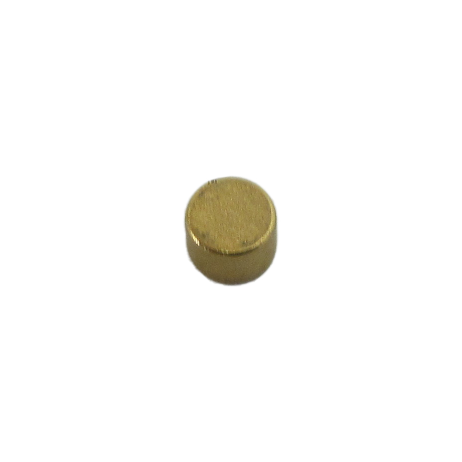 Neodymium Disc Magnet Ø3mm x 2mm N38 Gold Plated