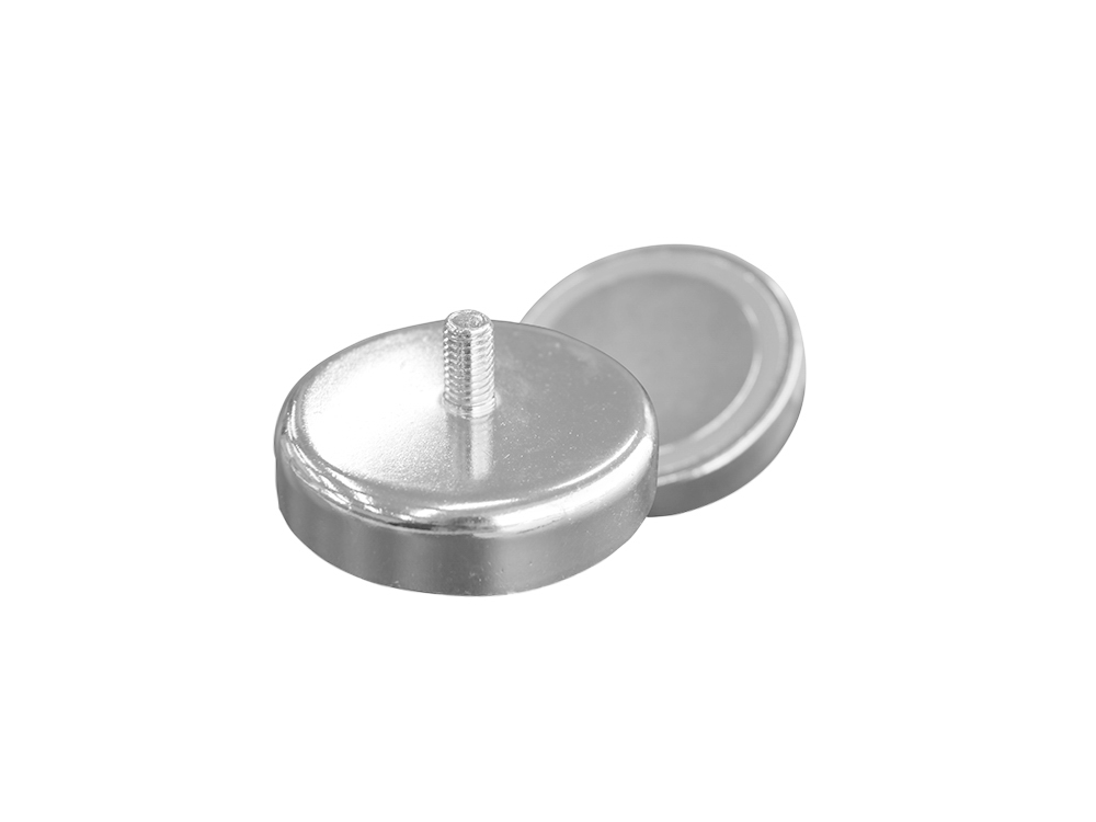 Neodymium Pot Magnet Ø48mm x 11.5mm - M8 External Thread