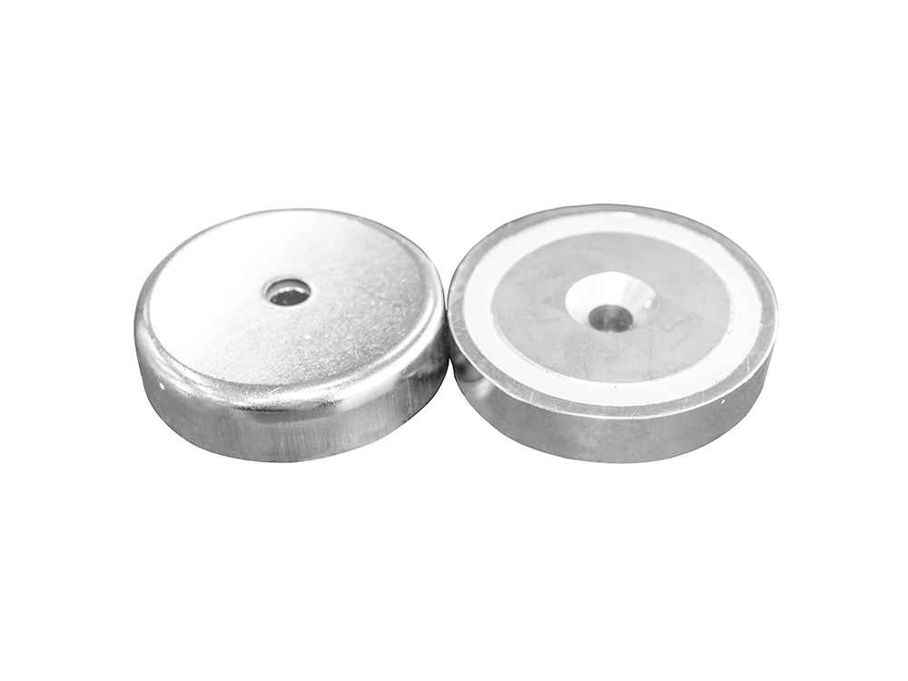 Neodymium Pot Magnet Ø60mm x 15mm - 8.5mm Countersunk Hole