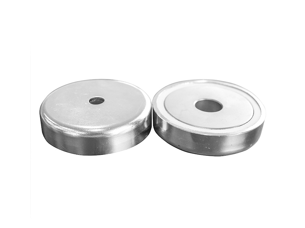 Neodymium Pot Magnet Ø60mm x 15mm - 8.5mm Hole