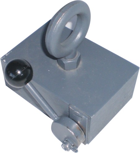 Lifting / Retrieving Magnet with eyebolt - 200kg - With release lever
