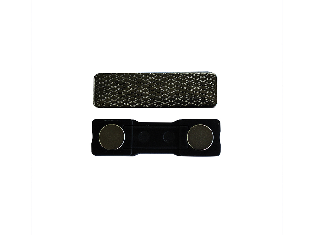 Magnetic Name Badge Fitting - Plastic - Large                                