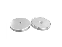[10269] Ceramic Ferrite Pot Magnet Ø90mm x 12mm - 10mm Countersunk Hole