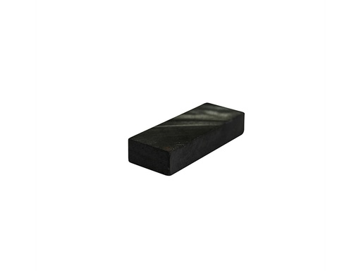 Ceramic Ferrite Block Magnet 25.4mm x 10mm x 5mm - Mag Length