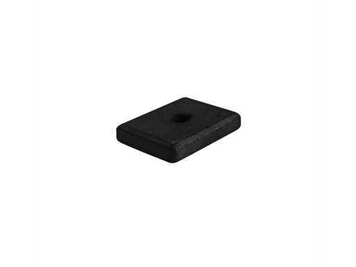 Ceramic Ferrite Block Magnet 25.4mm x 19mm x 5mm - 5mm Hole
