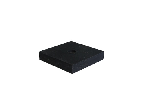 Rubber Encased Neodymium Block Magnet 32mm x 32mm x 6mm - 5.5mm Hole